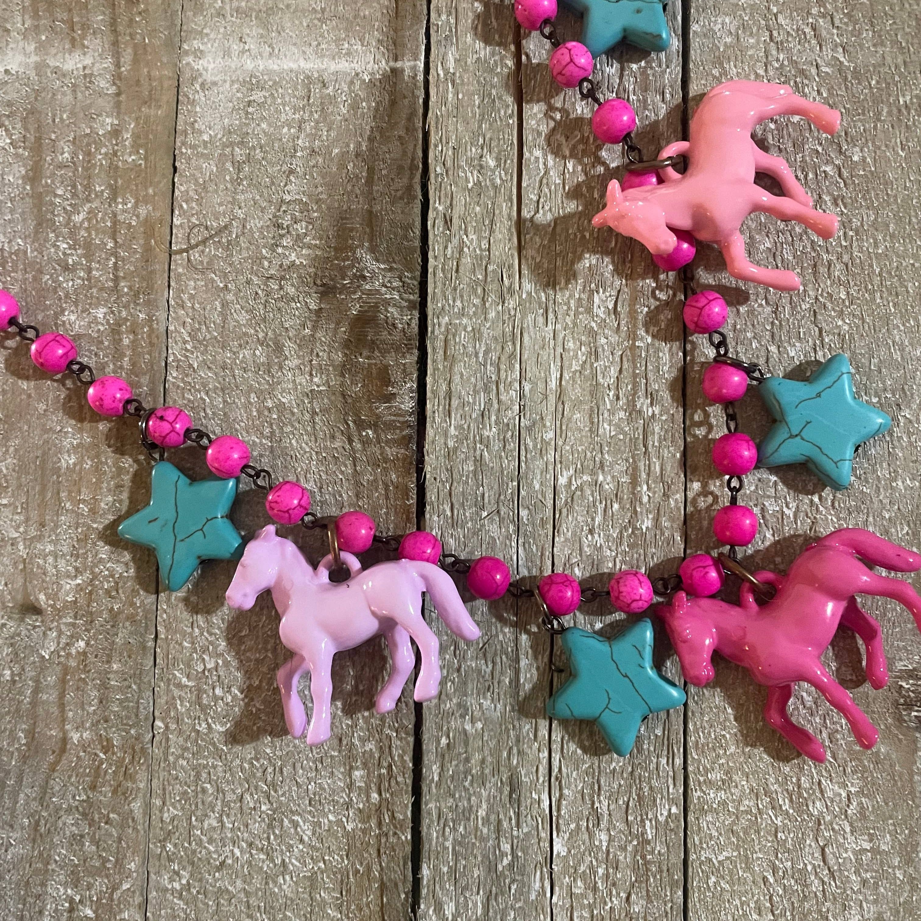 Ponies & Stars Necklace 