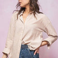 Timeless Pinstripe Cotton Blend Professional Shirt