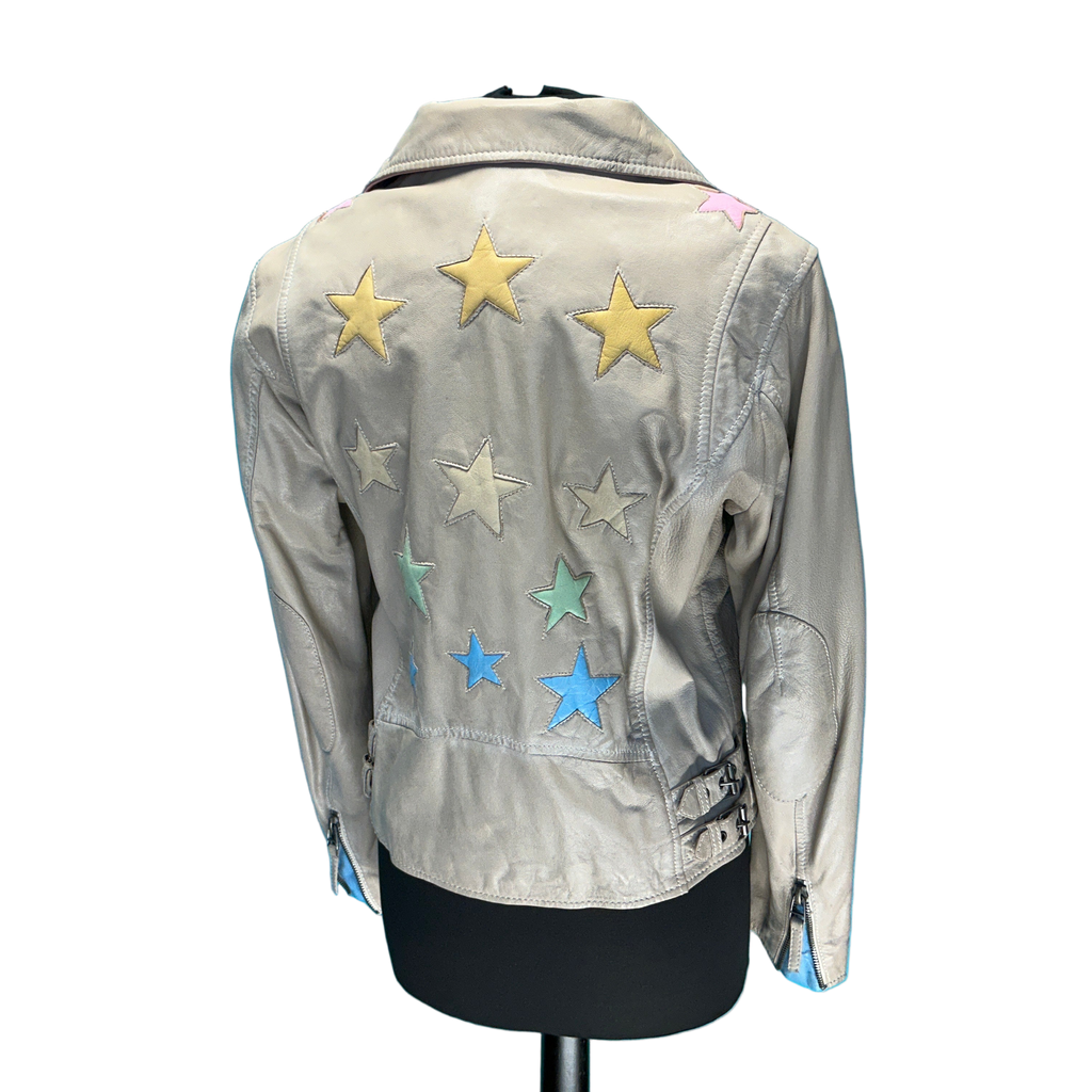 Pastel Stars Moto Jacket