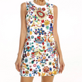 Radiant Gemstone A-Line Dress - Summer Luxury
