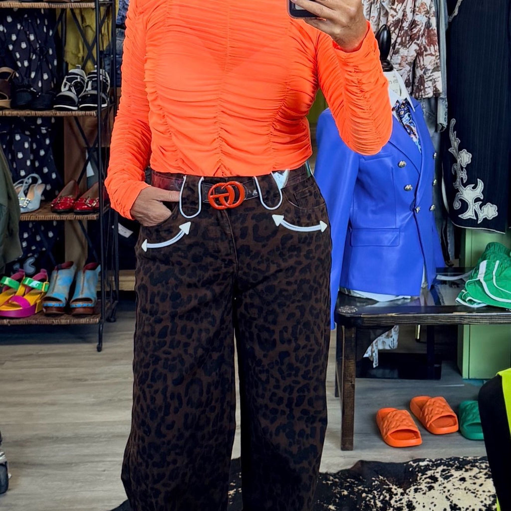Howdy Hanny Leopard Jeans
