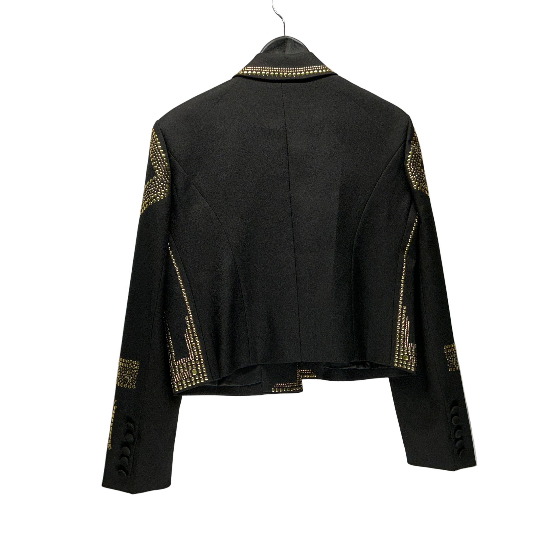 Balmain Black Embroidered Blazer