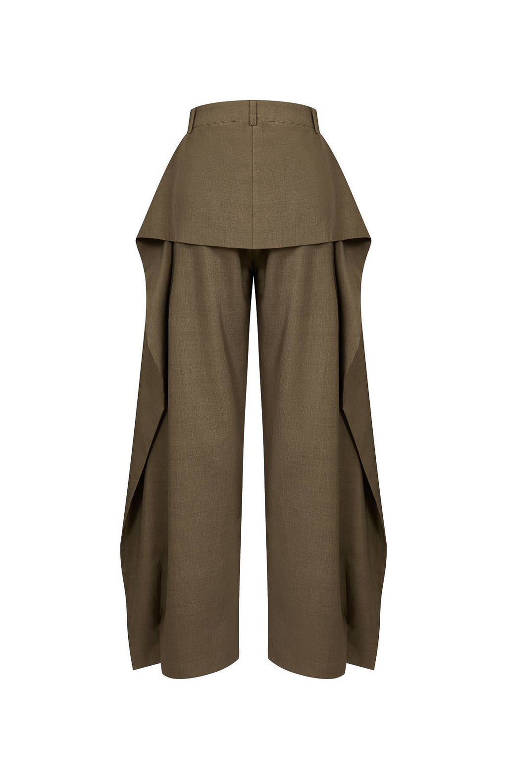 Joelle Woven Draped Cape Inspired Pants