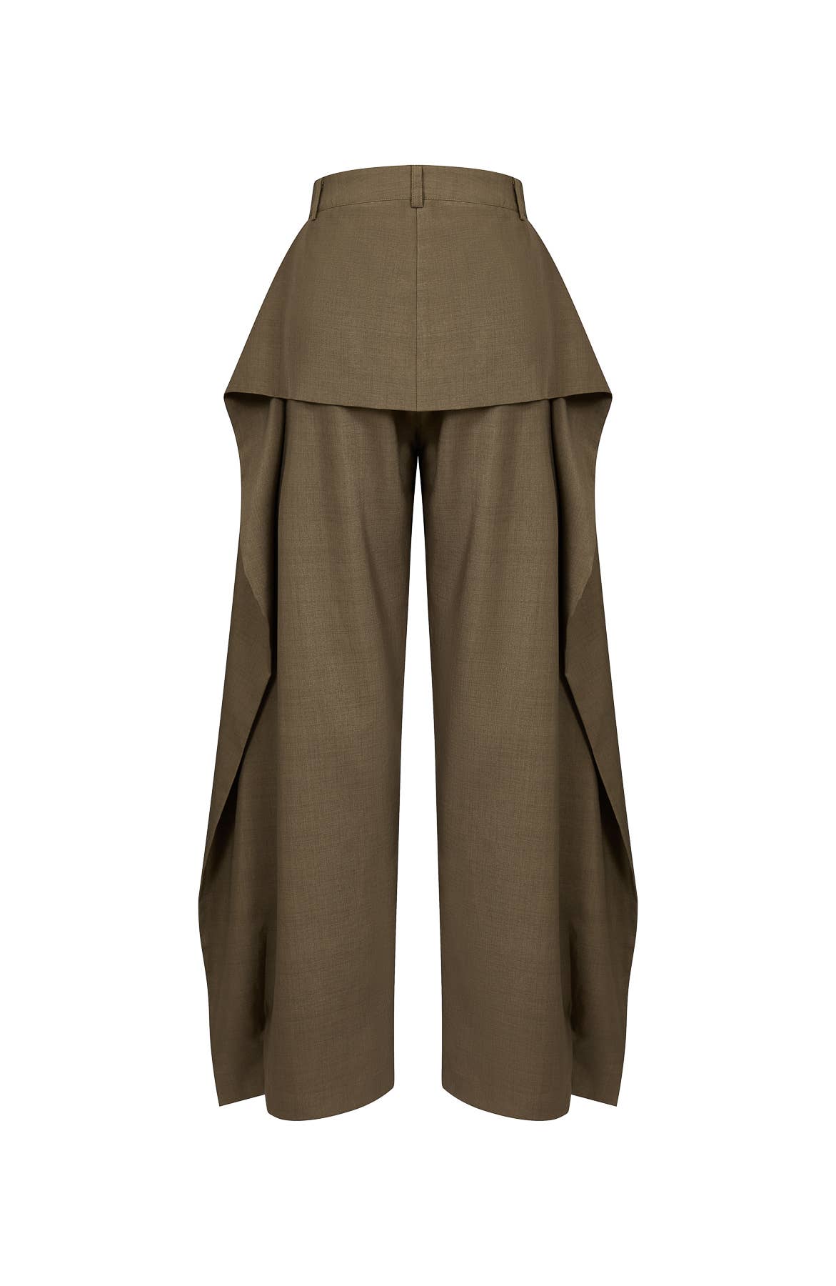 Joelle Woven Draped Cape Inspired Pants
