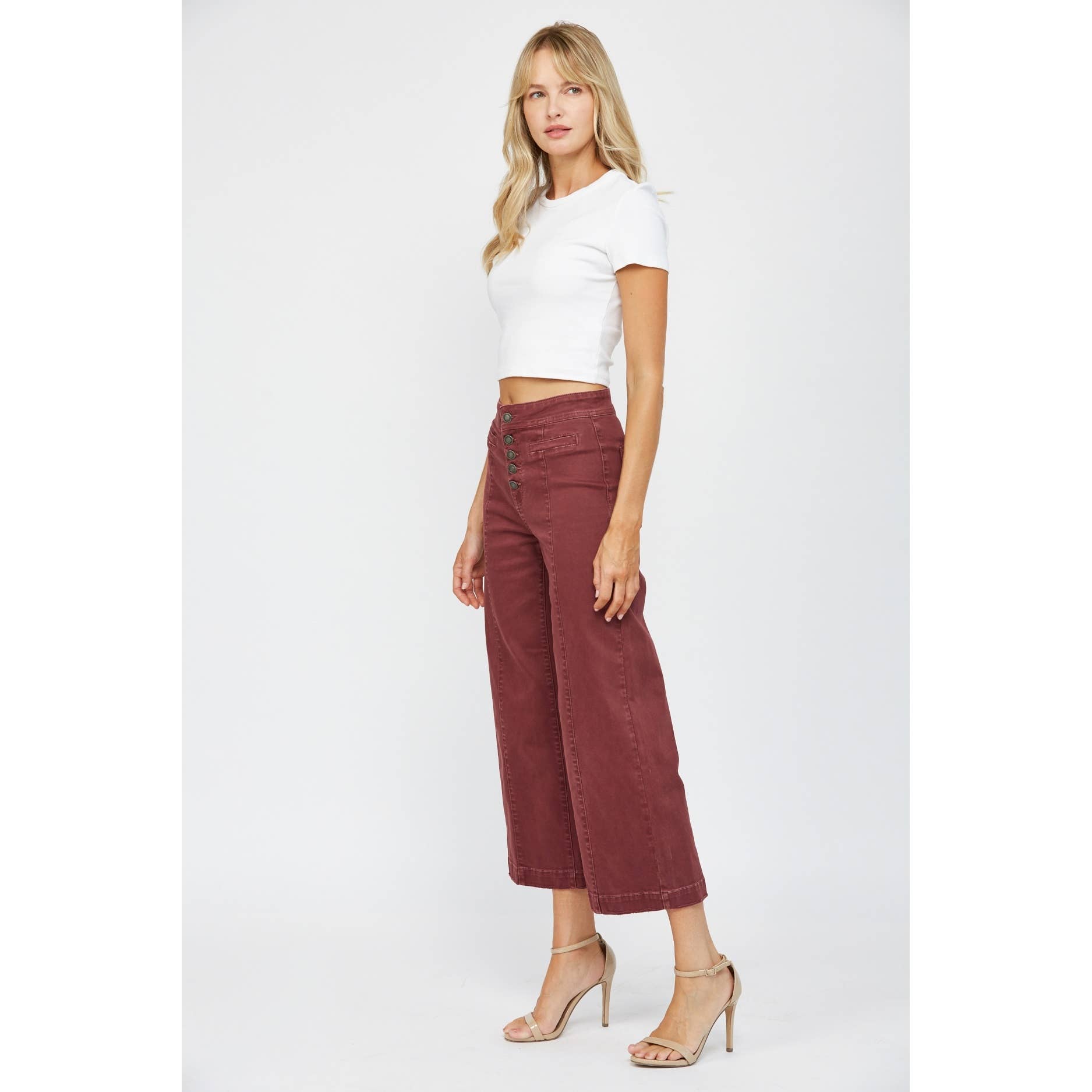 HIGH RISE WIDE CROP LEG