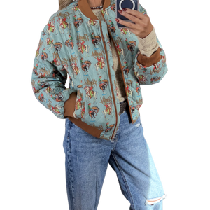 Teal Howdy Jacket