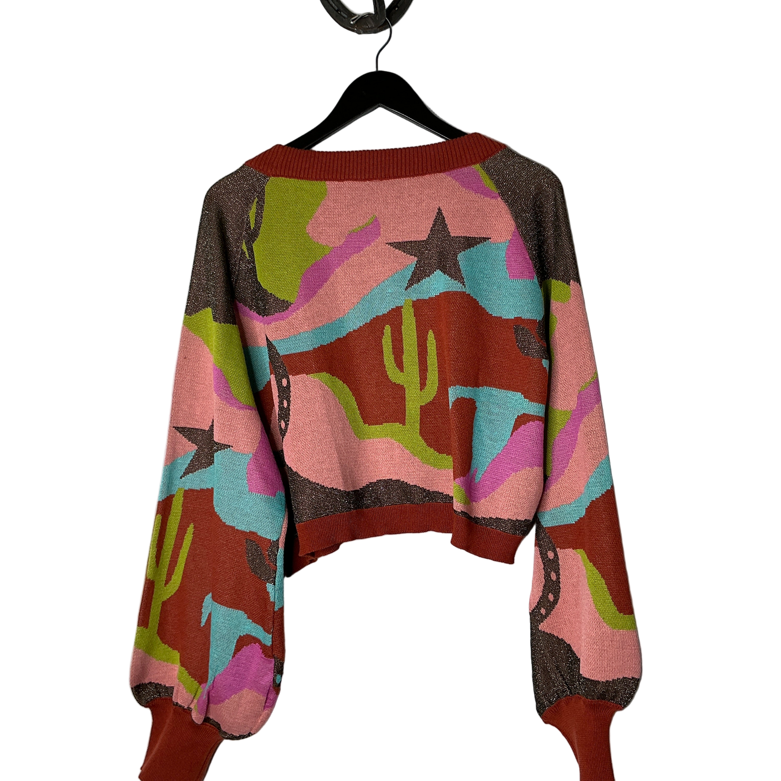 Desert Print Knit Sweater