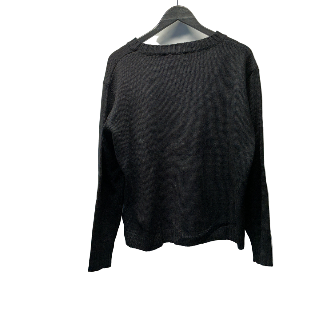 Black Whiskey Weather Knit Sweater