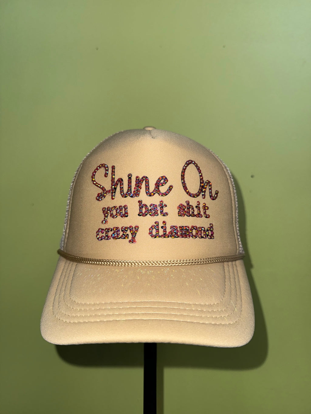 Shine On you bag shit crazy diamond Cap