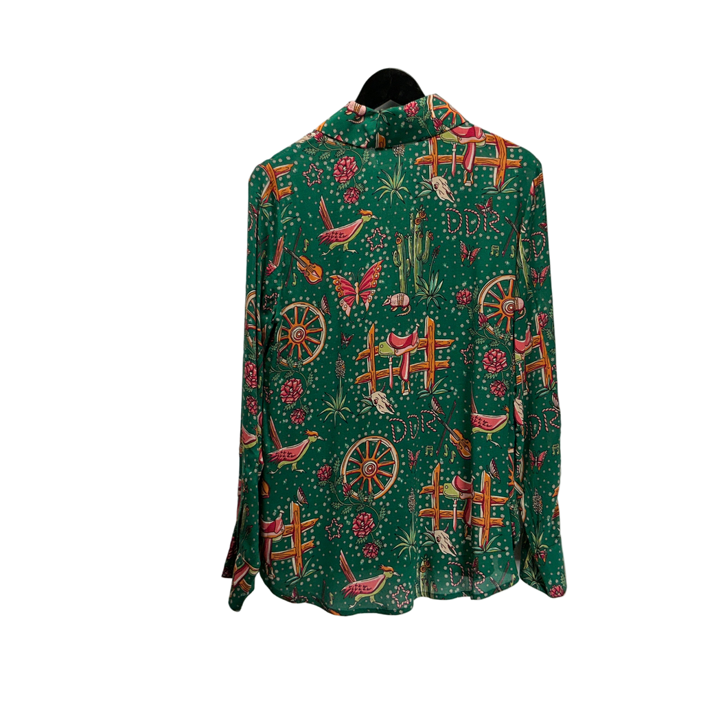 Double D Ranch Rhinestone Suits and Cowboy Boots Blouse
