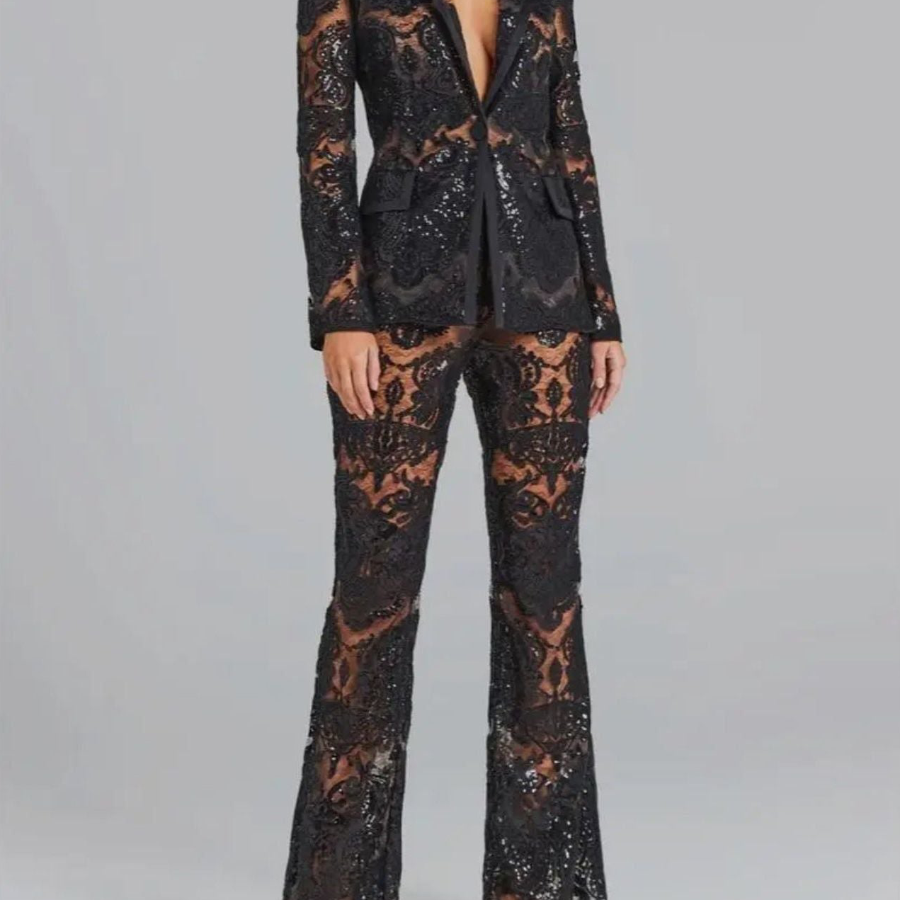 Glam Lace Suit