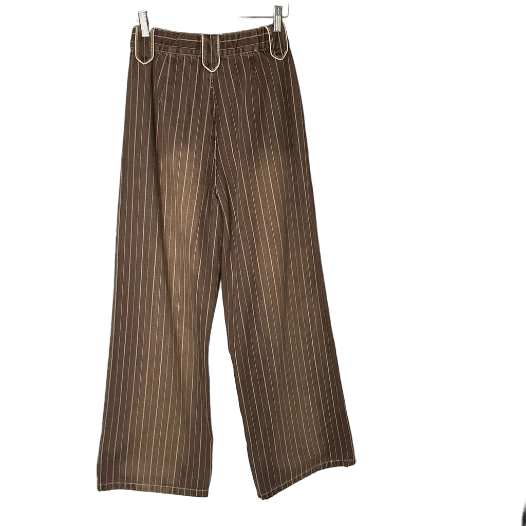 Double D Ranch Brown Striped Trousers