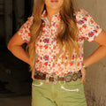 Olive Green Smiley Shorts