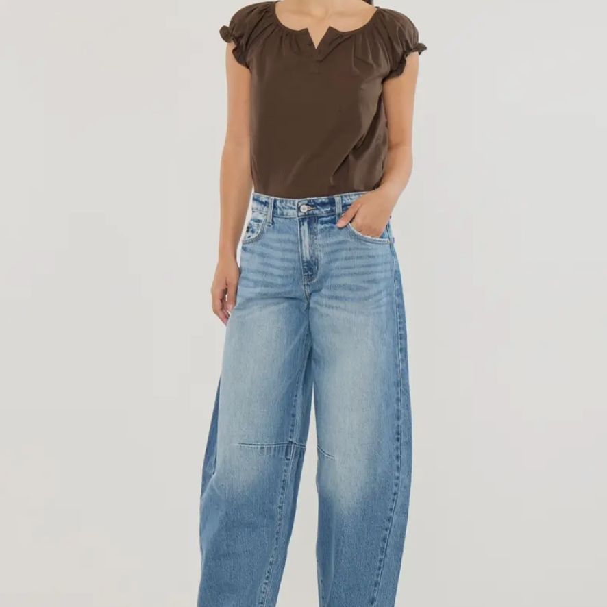Low Slung Horseshoe Jeans
