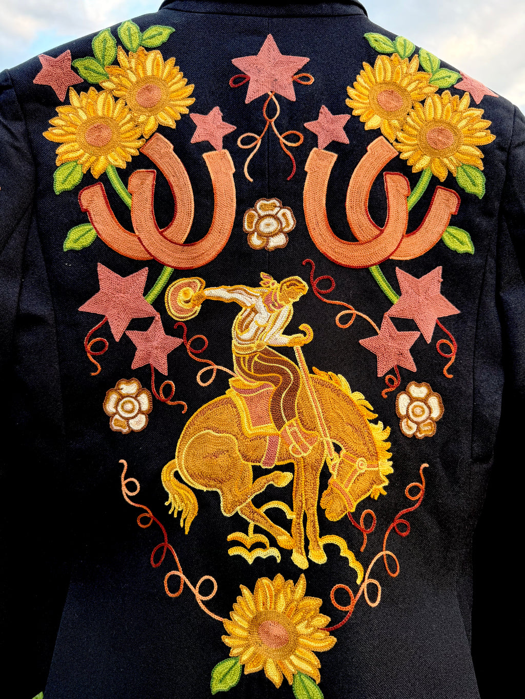 Sunflowers & Broncs Blazer