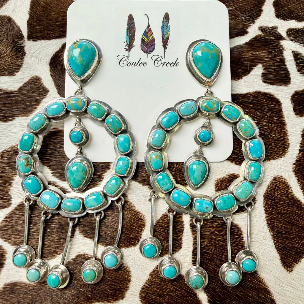 Native Made Turquoise Earrings