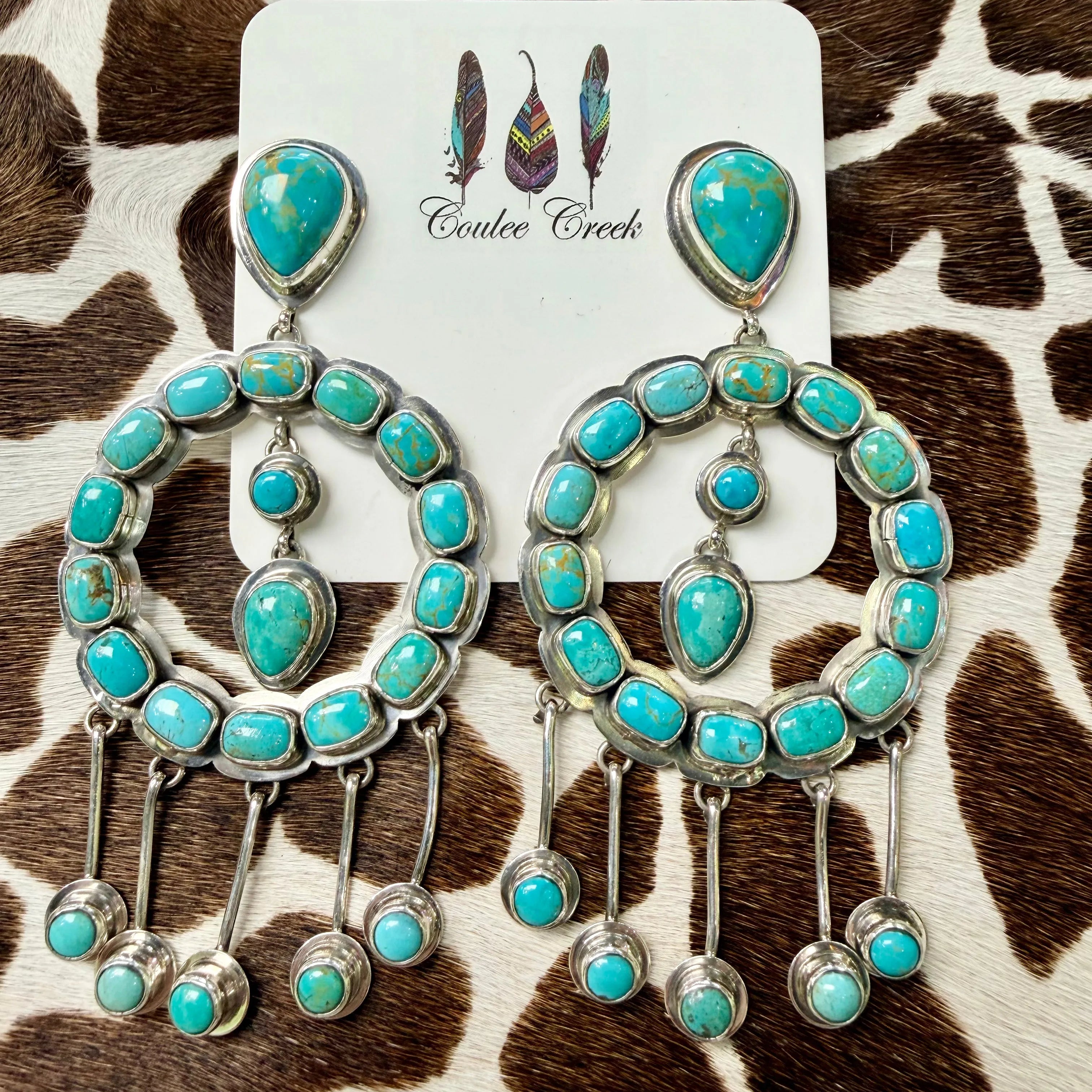 Native Made Turquoise Earrings