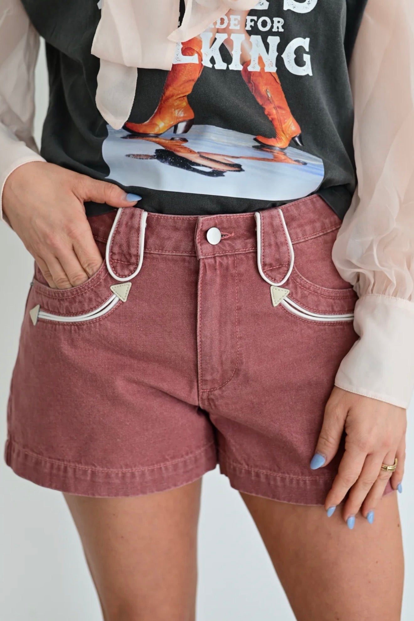 Rose Smiley Shorts