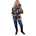 Plaid Belted Coat