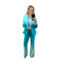 Ombré Turquoise Suit