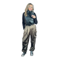 Silky Cargo Pants