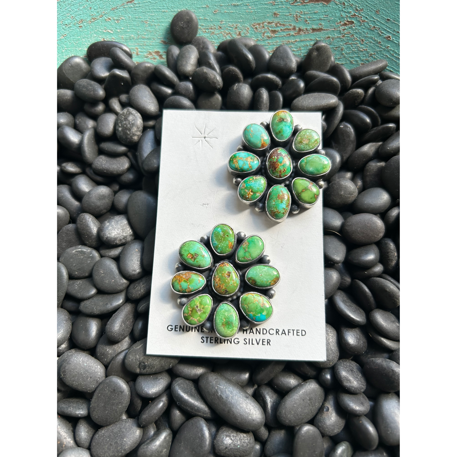 Turquoise Flower Earring