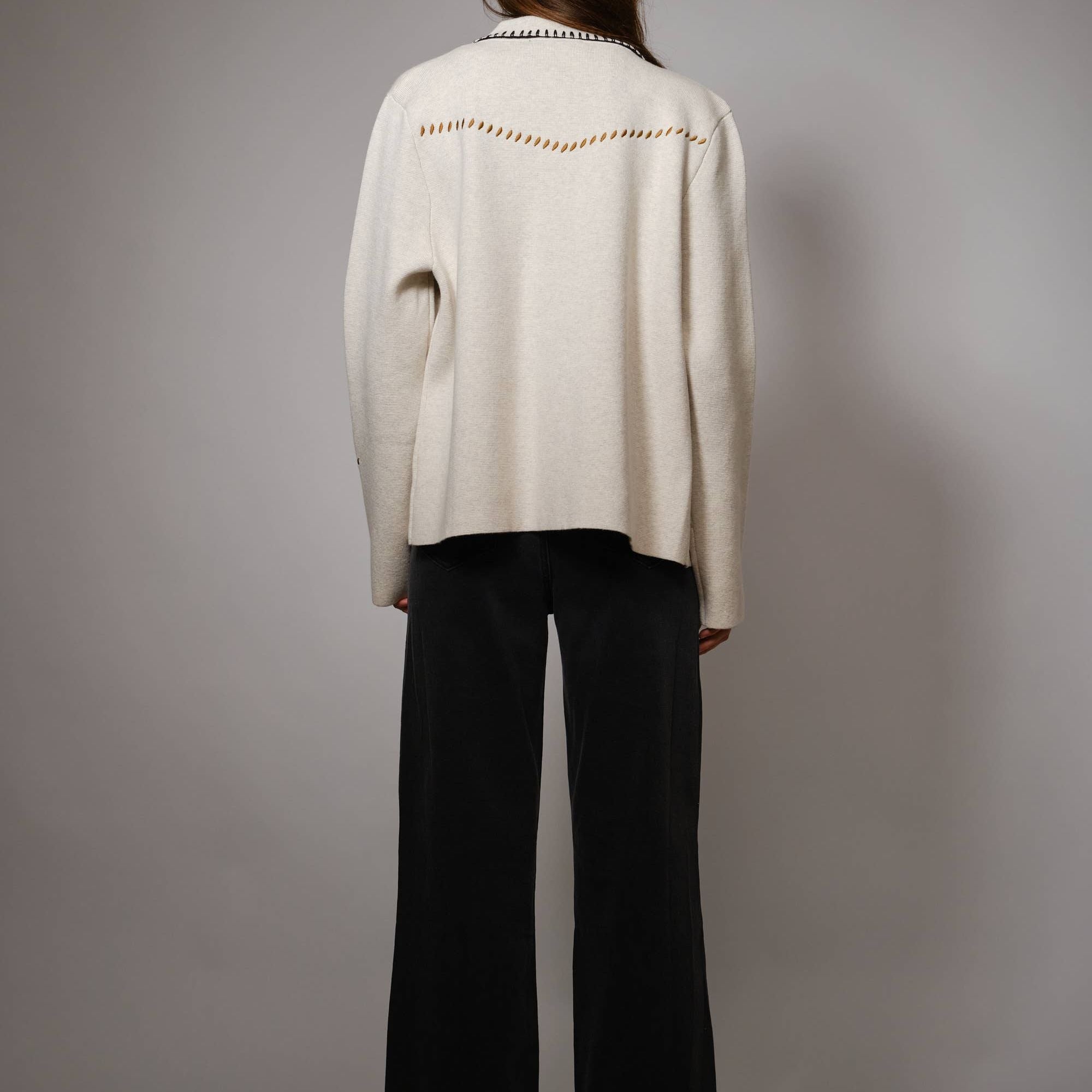 Sweater Jacket Shorter Length
