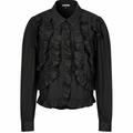 Celia Long Sleeve Ruffle Blouse