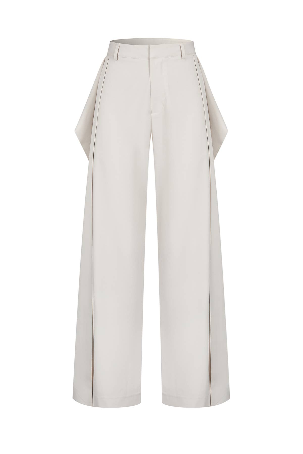 Joelle Woven Draped Cape Inspired Pants