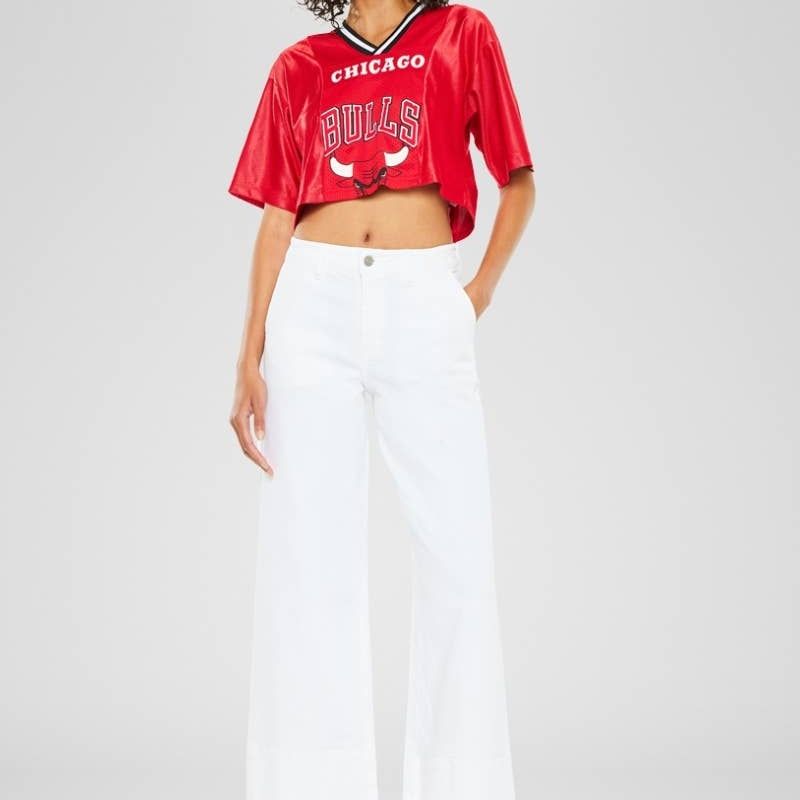 OPEN PACK HIGH RISE CROPPED WIDE LEG