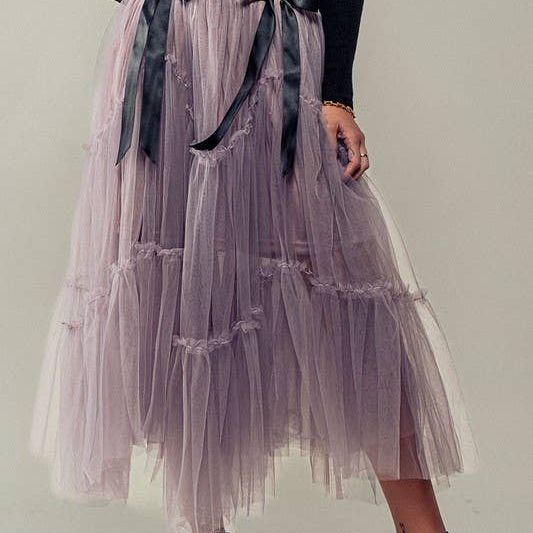Crystal Gaze Tulle Skirt