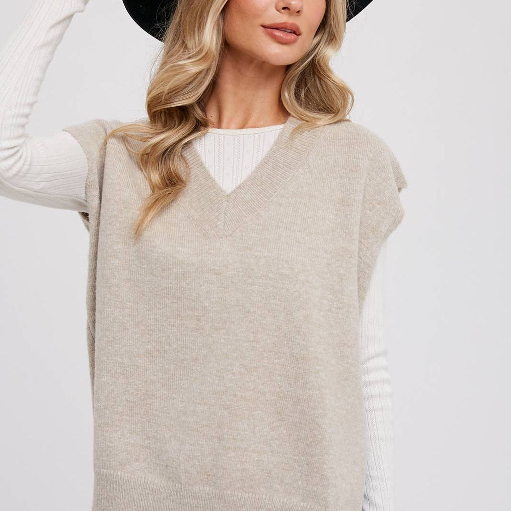 OVERSIZED KNIT VEST