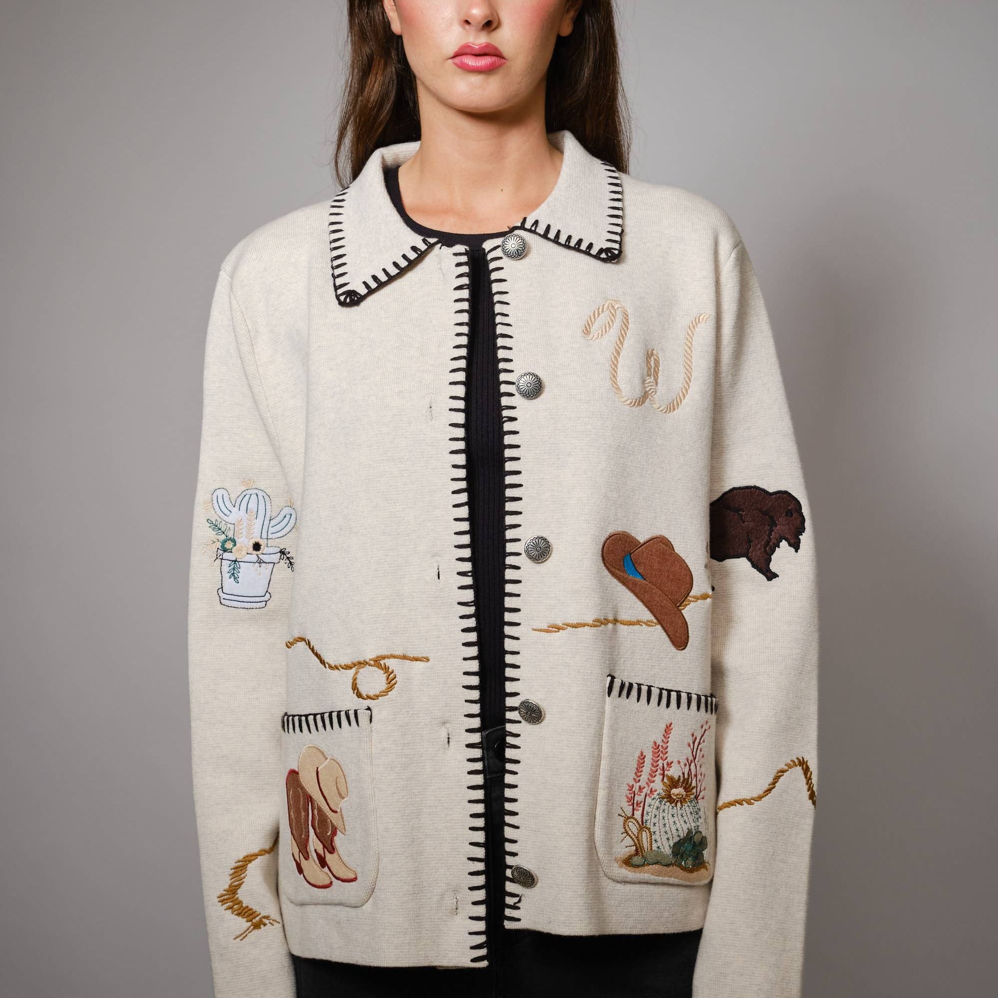 Sweater Jacket Shorter Length