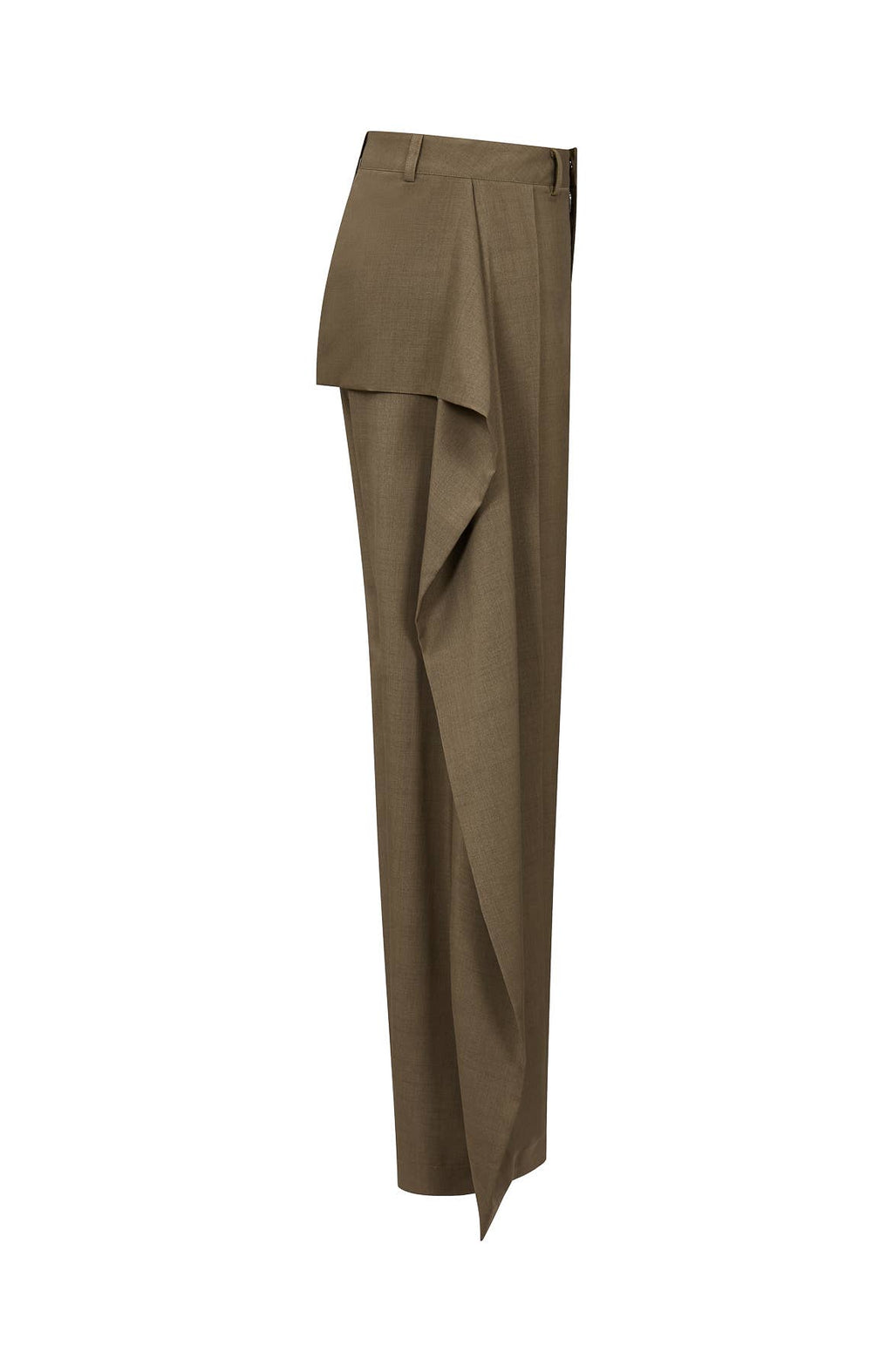 Joelle Woven Draped Cape Inspired Pants