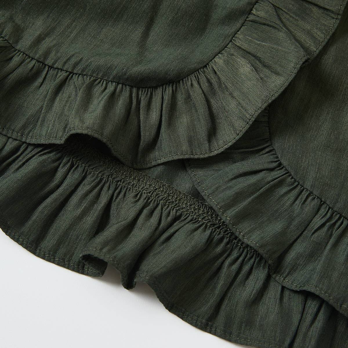 Celia Long Sleeve Ruffle Blouse