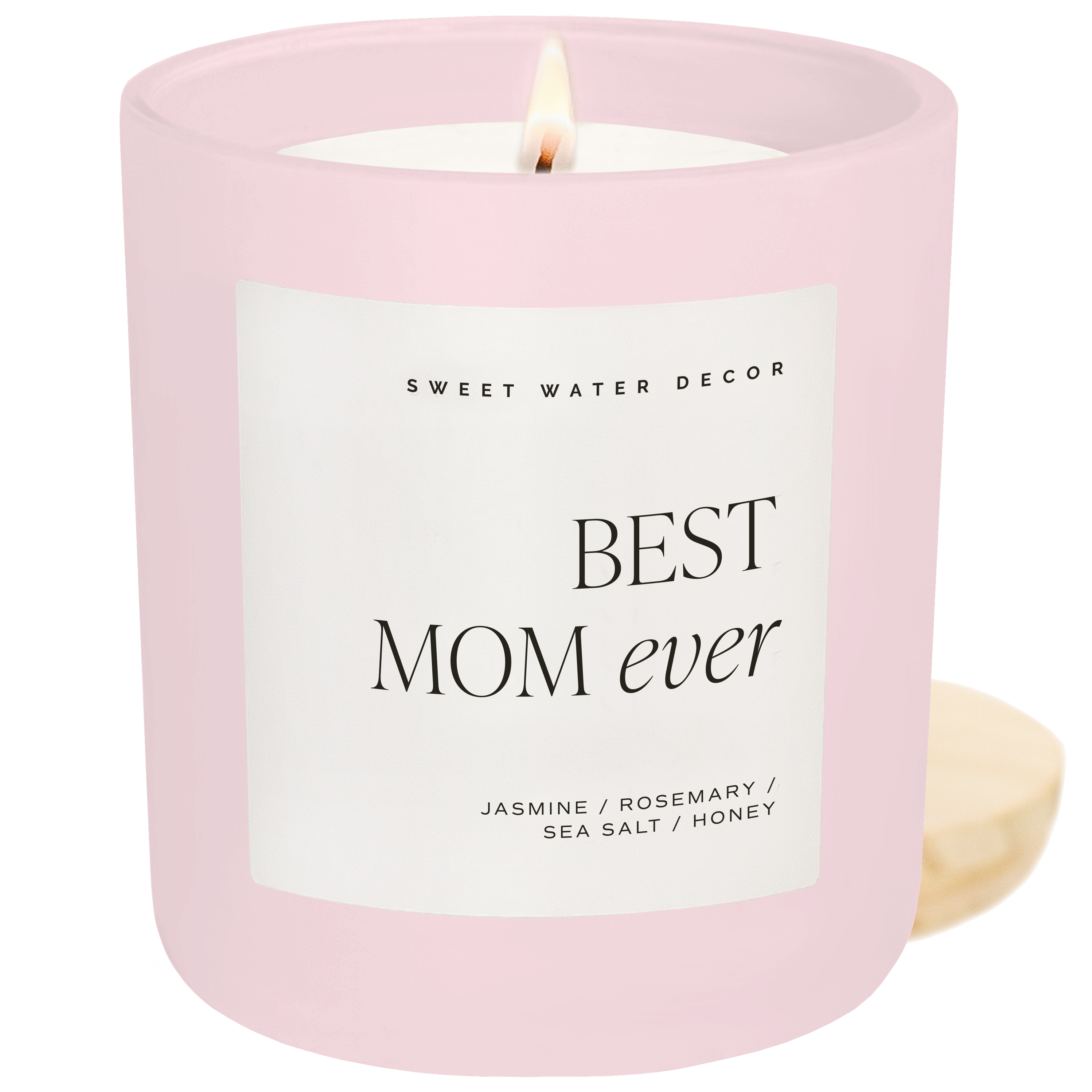 Best Mom Ever 15 oz Soy Candle, Matte Jar - Gifts