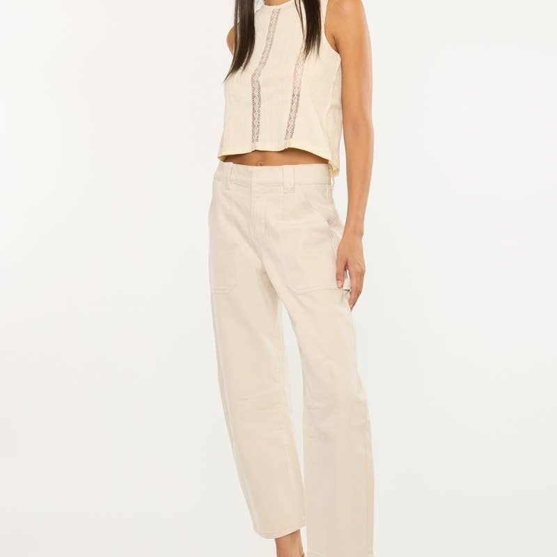 LOW SLUNG BARREL FIT JEANS-KC2616EC