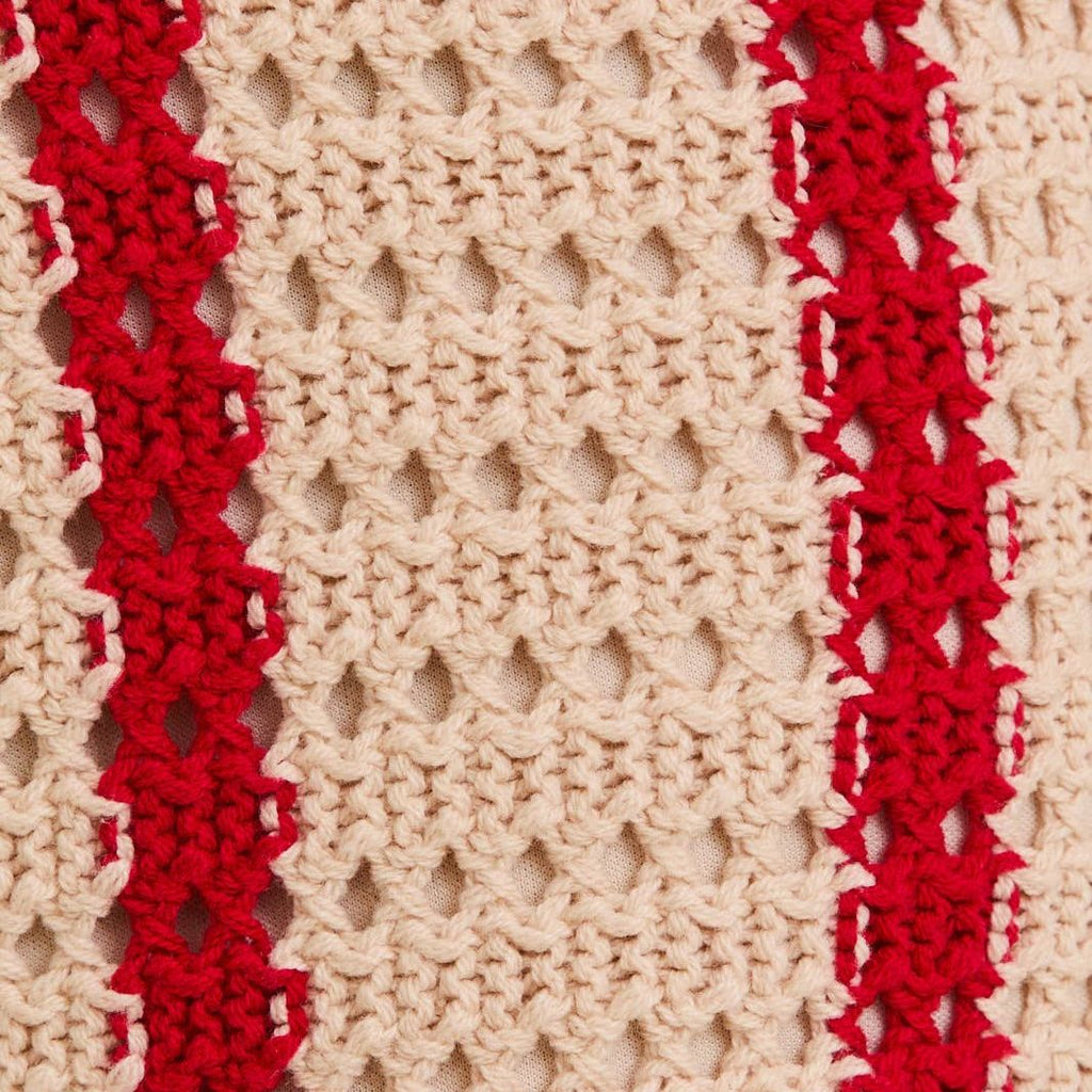 OPEN KNIT SWEATER SHORTS