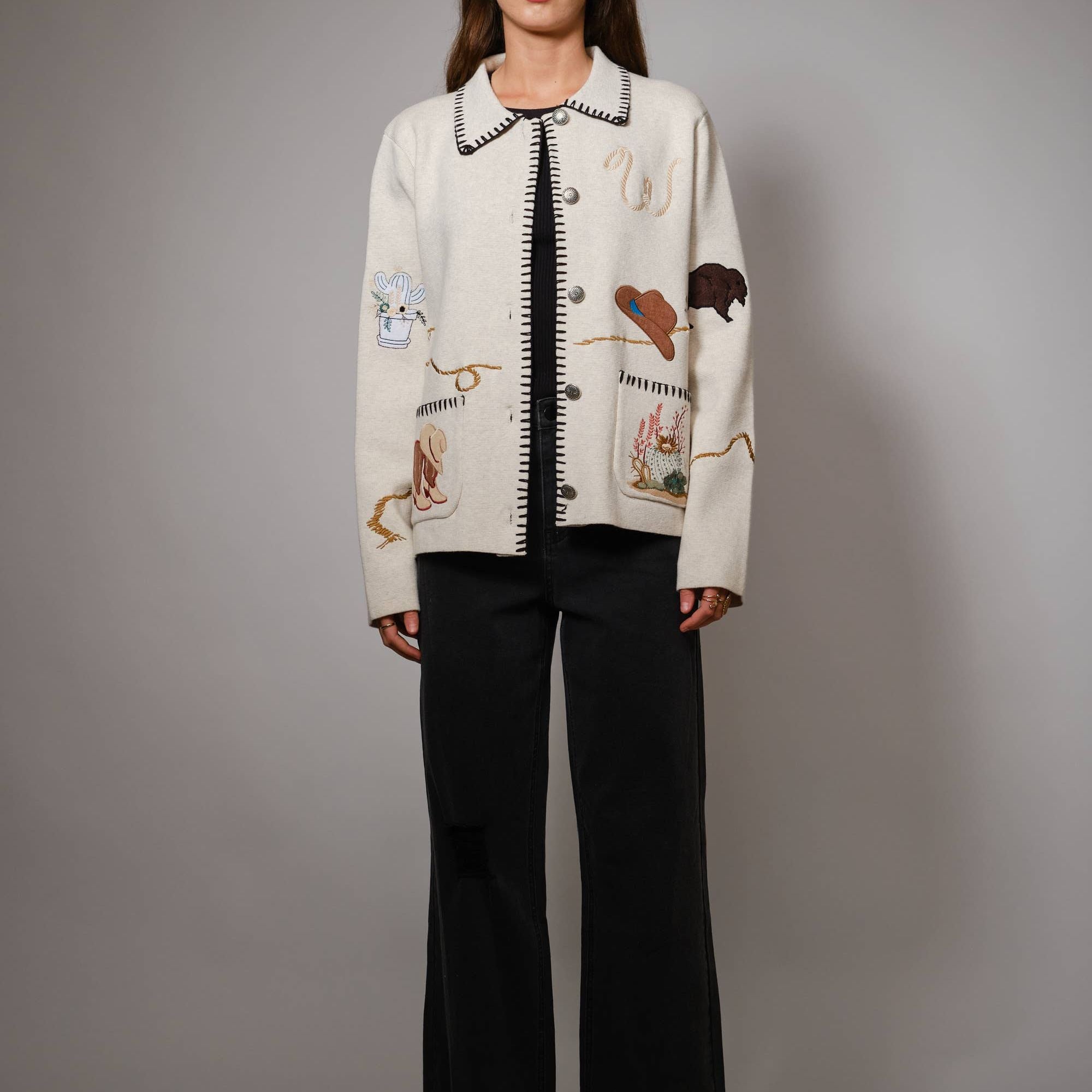 Sweater Jacket Shorter Length