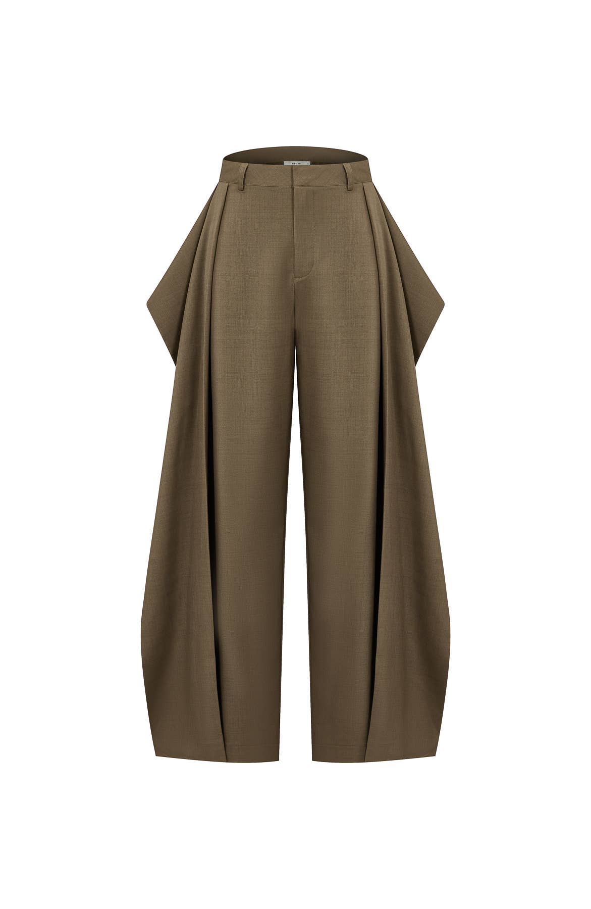 Joelle Woven Draped Cape Inspired Pants