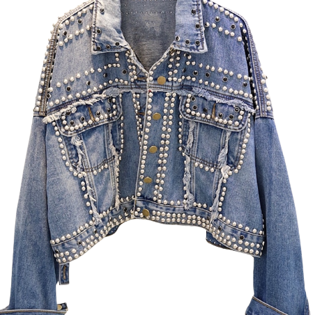 Studded Jean Jacket