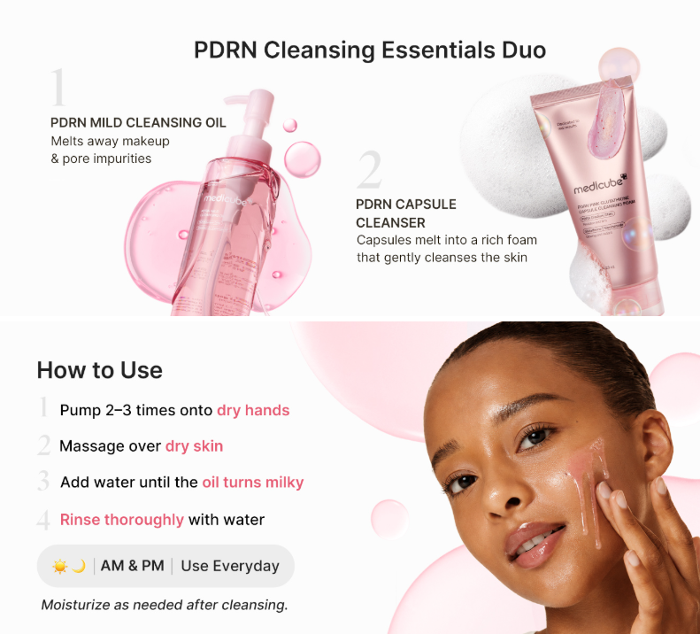 MEDICUBE PDRN Mild Cleansing Oil