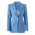 Beaded Blue Blazer