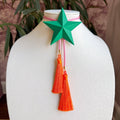 Lone Star Bolo Green with Bubblegum Pink & Orange