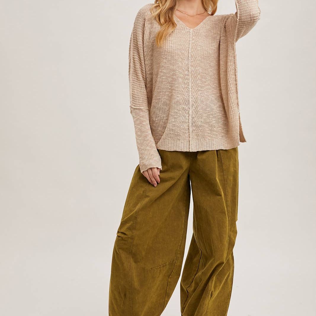BILLOWY SILHOUETTE CHINO PANTS