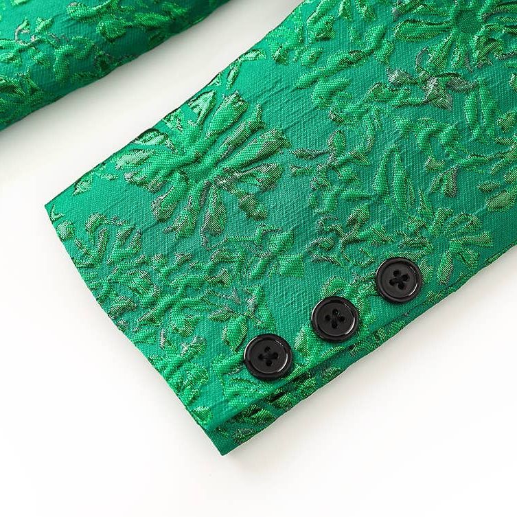 Luxury Jacquard Suit Set