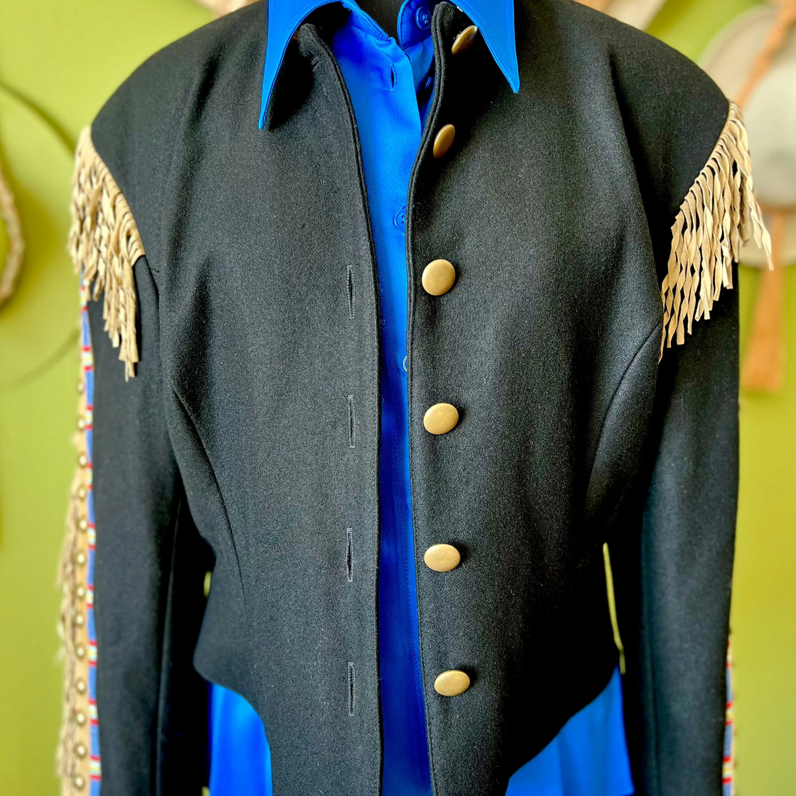 Vintage DD Cropped Wool Blazer