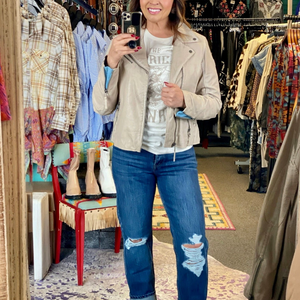 Pastel Stars Moto Jacket