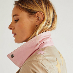 Pastel Stars Moto Jacket